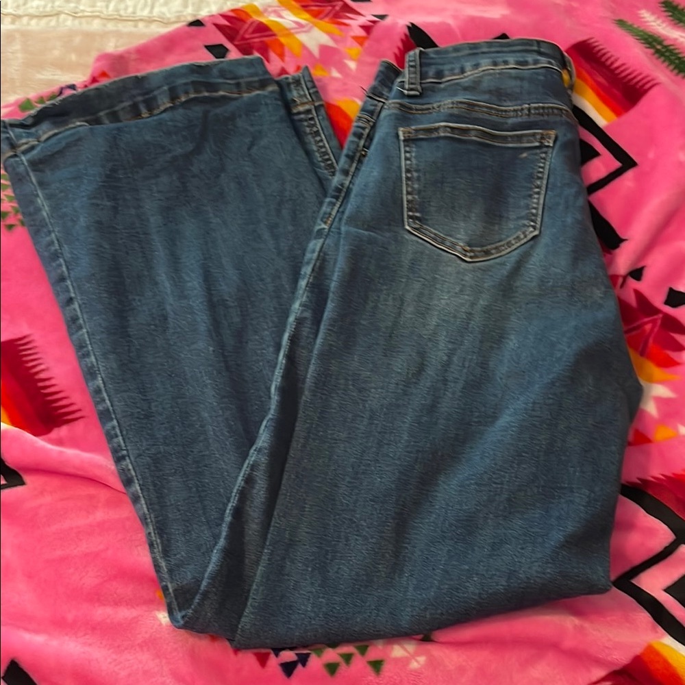 Lucky & Blessed Blue Straight Leg Jeans